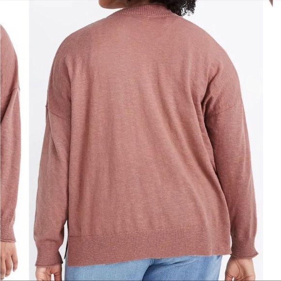 MADEWELL | Blush Pink Cardigan Sweater - Picture 2 of 11
